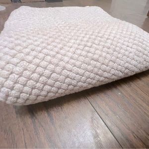 blush pink soft throw blanket